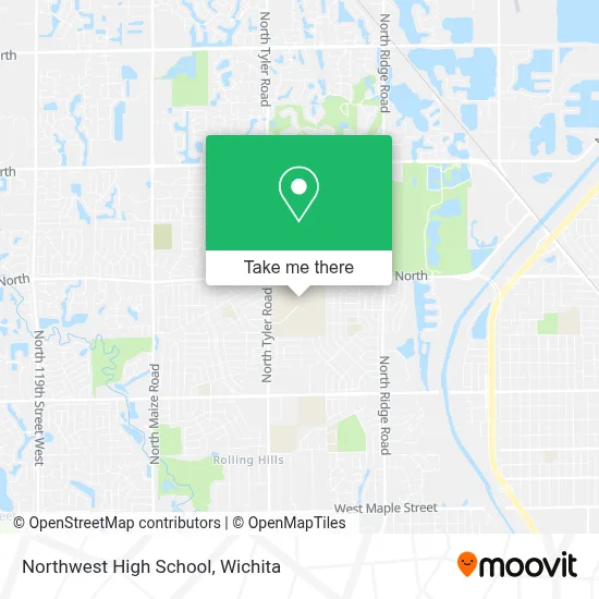 Northwest High School map