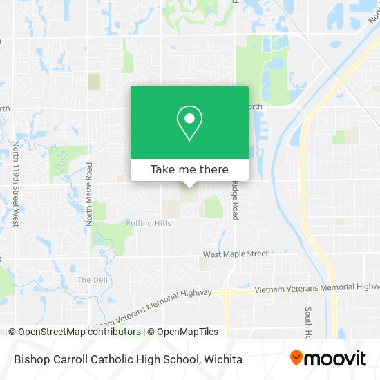 Bishop Carroll Catholic High School map