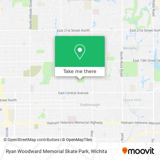 Ryan Woodward Memorial Skate Park map