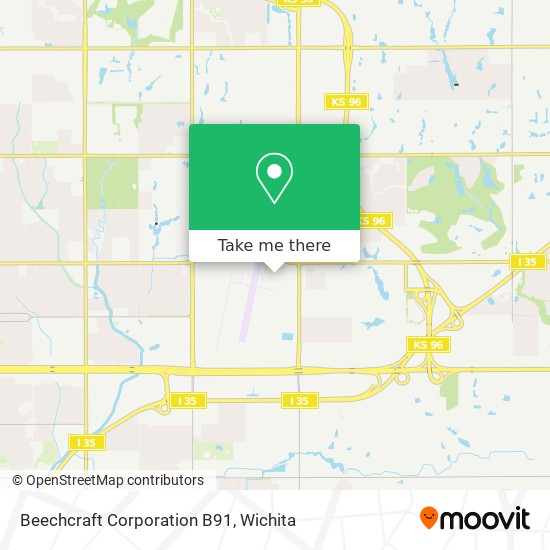 Beechcraft Corporation B91 map