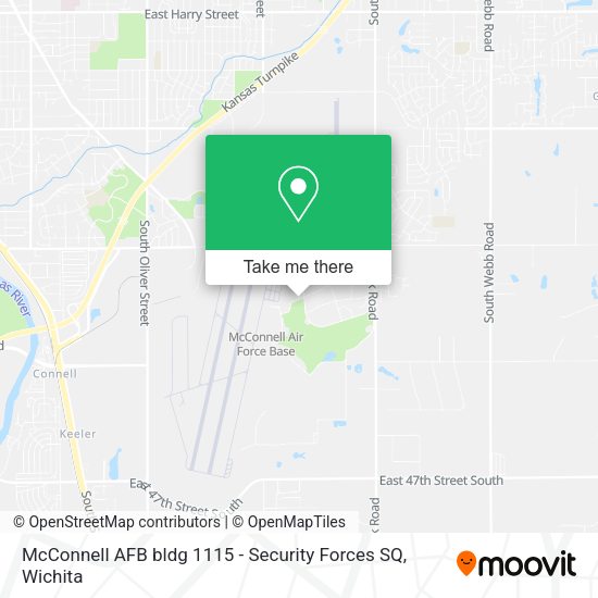 Mapa de McConnell AFB bldg 1115 - Security Forces SQ