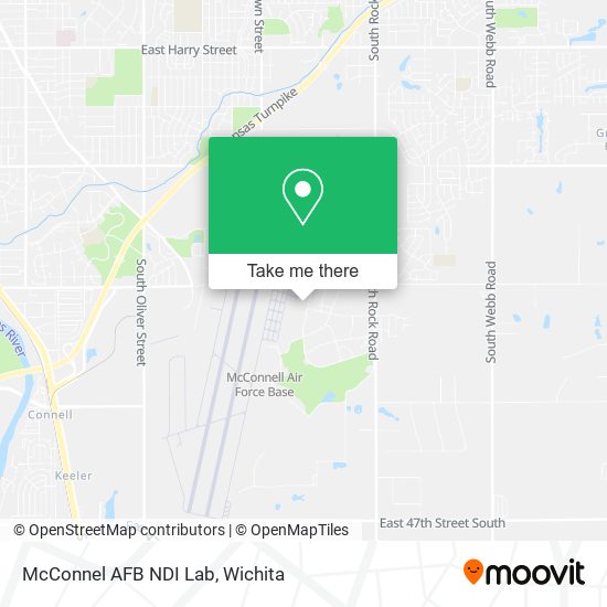 McConnel AFB NDI Lab map