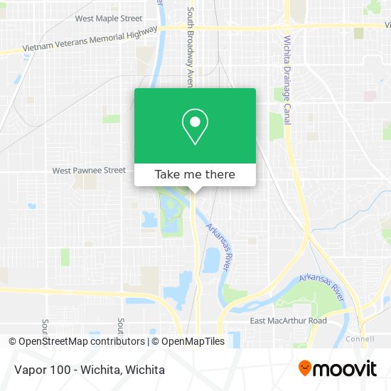 Mapa de Vapor 100 - Wichita