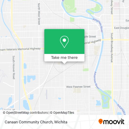 Canaan Community Church map