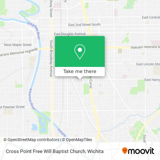 Cross Point Free Will Baptist Church map