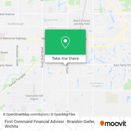 First Command Financial Advisor - Brandon Giefer map