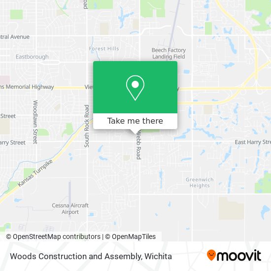 Woods Construction and Assembly map