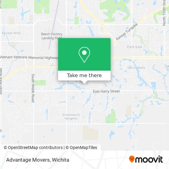 Advantage Movers map