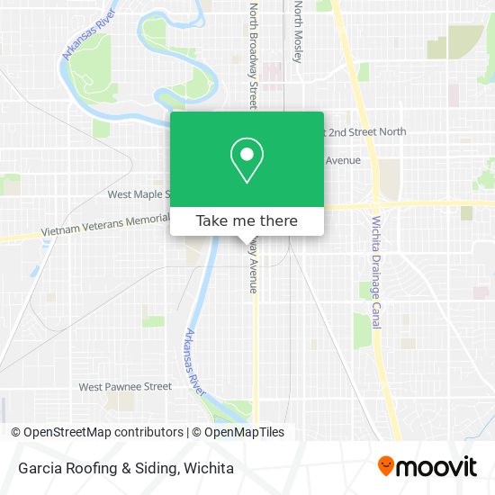 Garcia Roofing & Siding map