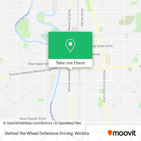 Behind the Wheel Defensive Driving map