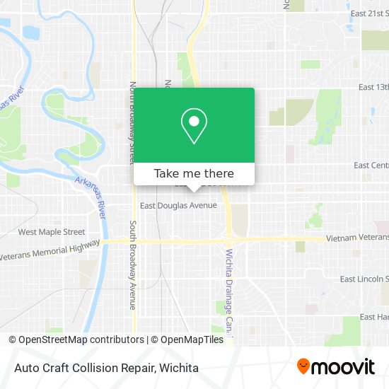 Auto Craft Collision Repair map