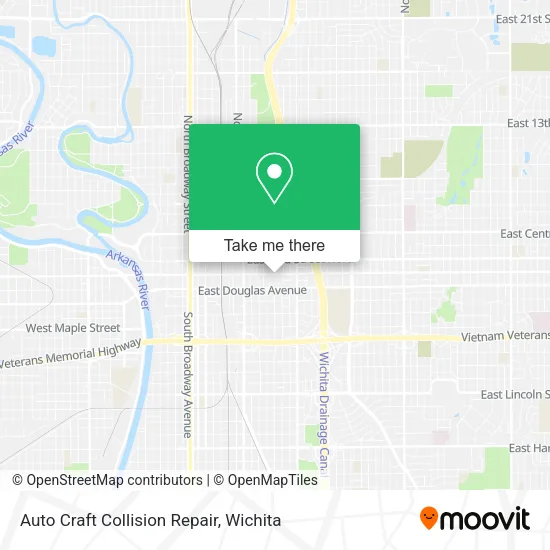 Auto Craft Collision Repair map