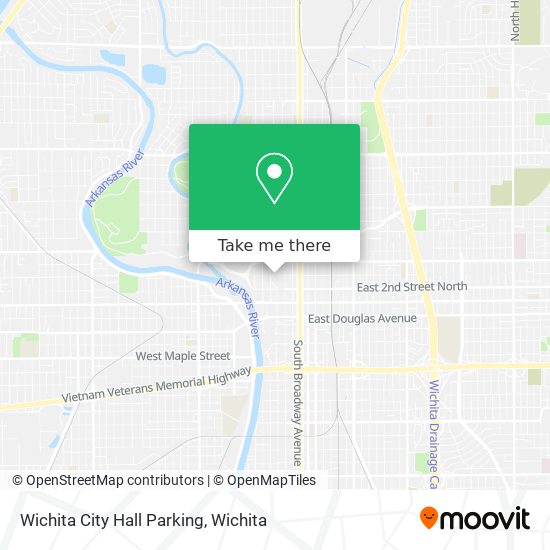 Wichita City Hall Parking map