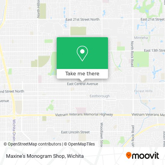 Maxine's Monogram Shop map