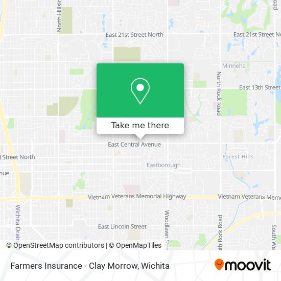 Farmers Insurance - Clay Morrow map