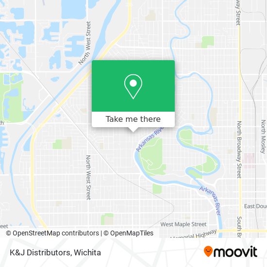 Mapa de K&J Distributors