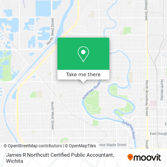 James R Northcutt Certified Public Accountant map