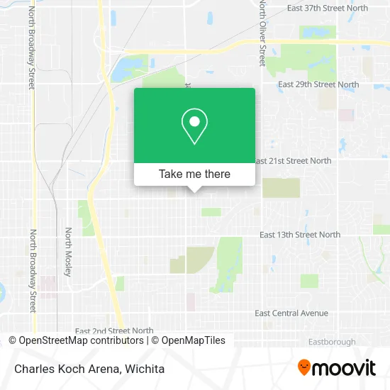 Charles Koch Arena map