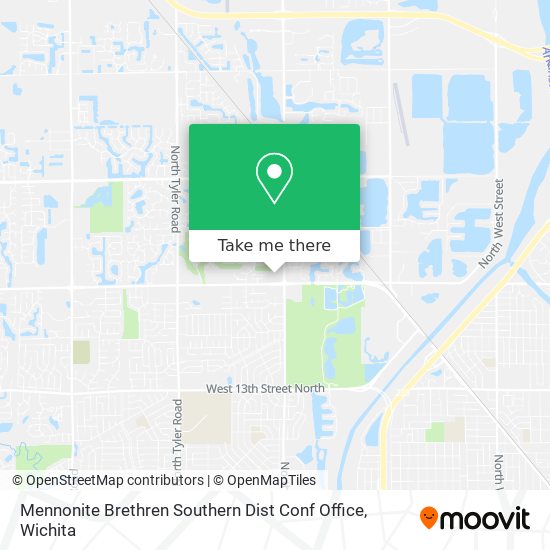 Mennonite Brethren Southern Dist Conf Office map