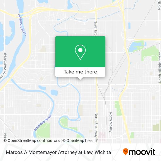 Marcos A Montemayor Attorney at Law map