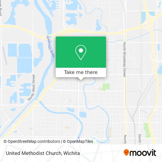 United Methodist Church map