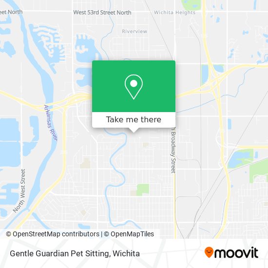 Gentle Guardian Pet Sitting map