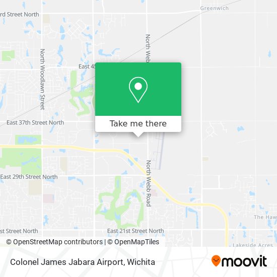 Colonel James Jabara Airport map