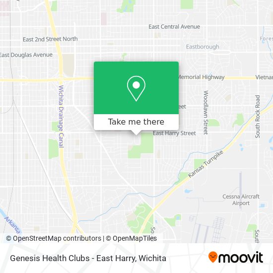 Genesis Health Clubs - East Harry map