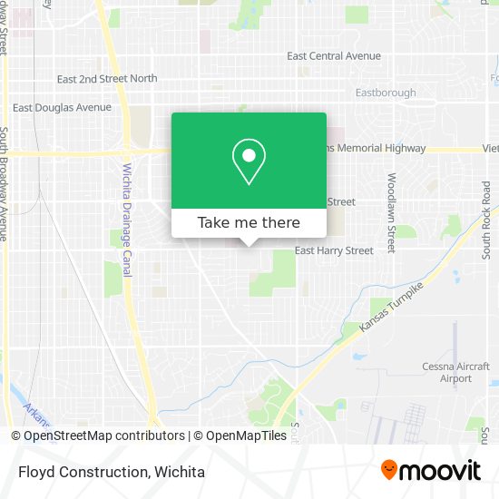 Floyd Construction map
