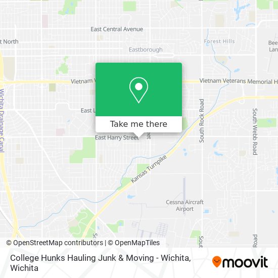 Mapa de College Hunks Hauling Junk & Moving - Wichita