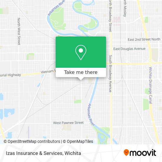 Izas Insurance & Services map