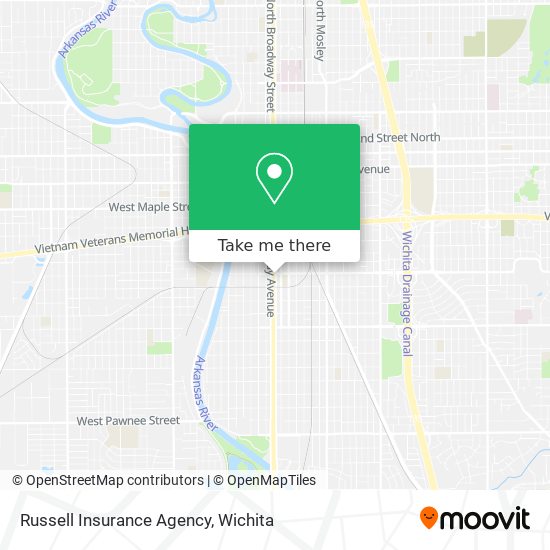 Russell Insurance Agency map