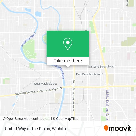 Mapa de United Way of the Plains