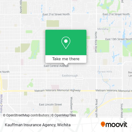 Kauffman Insurance Agency map