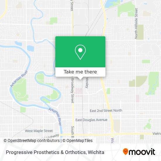 Progressive Prosthetics & Orthotics map