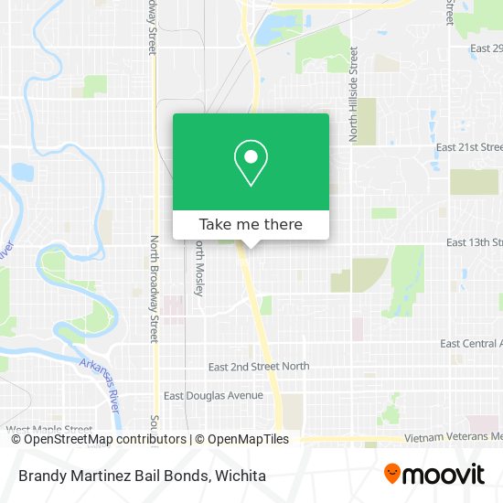 Brandy Martinez Bail Bonds map