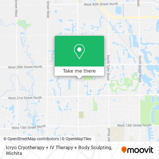 Mapa de Icryo Cryotherapy + IV Therapy + Body Sculpting