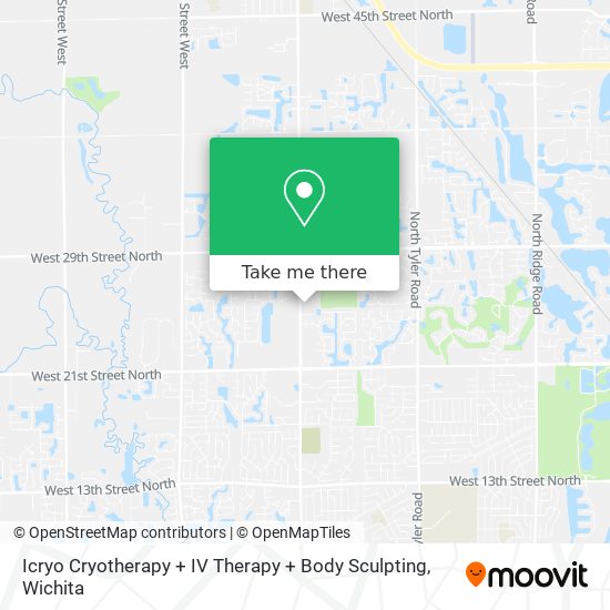 Icryo Cryotherapy + IV Therapy + Body Sculpting map