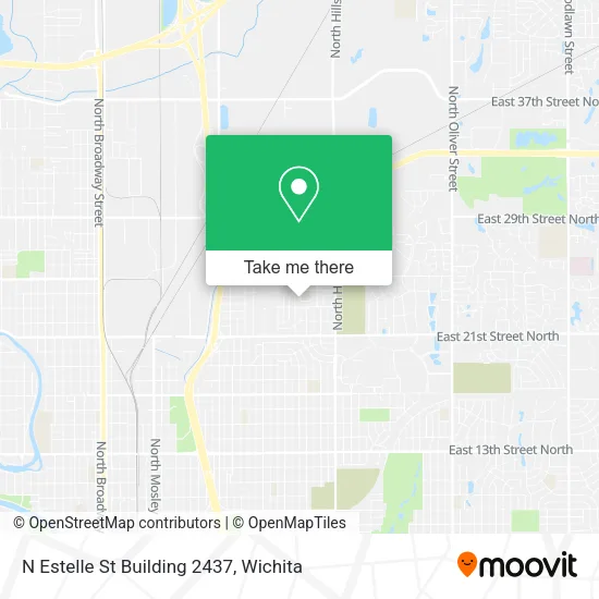 N Estelle St Building 2437 map
