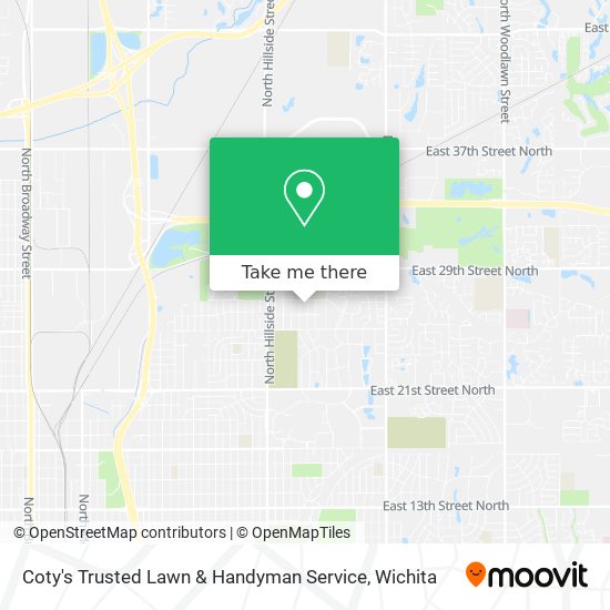 Mapa de Coty's Trusted Lawn & Handyman Service