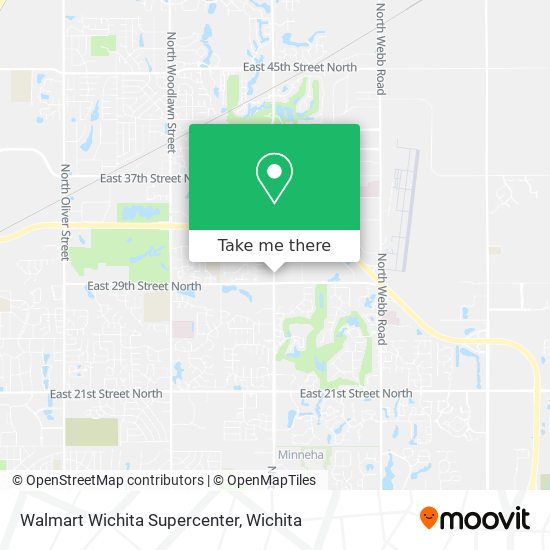 Mapa de Walmart Wichita Supercenter
