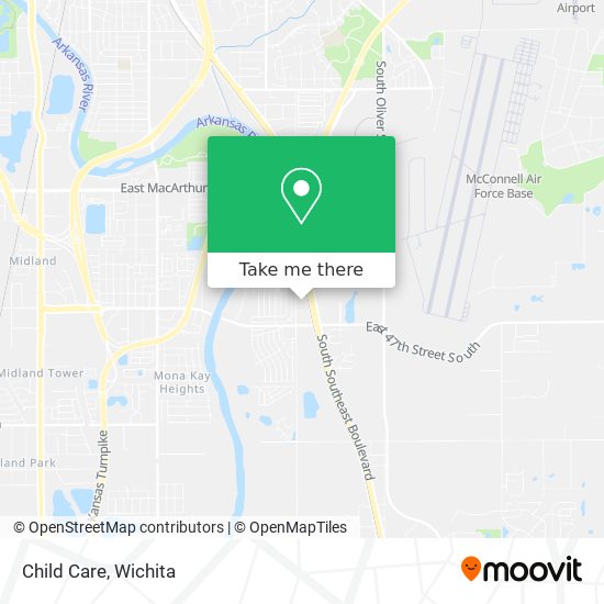 Child Care map