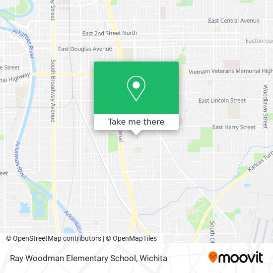 Mapa de Ray Woodman Elementary School