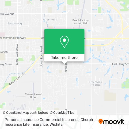 Mapa de Personal Insurance Commercial Insurance Church Insurance Life Insurance