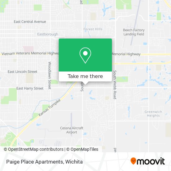 Mapa de Paige Place Apartments