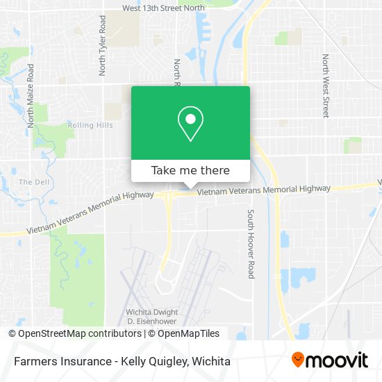 How to get to Farmers Insurance - Kelly Quigley in Wichita by Bus?