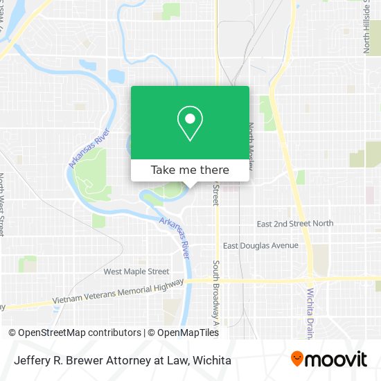 Mapa de Jeffery R. Brewer Attorney at Law