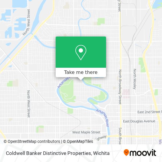 Coldwell Banker Distinctive Properties map