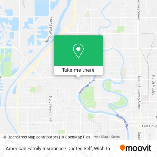 American Family Insurance - Dustee Self map