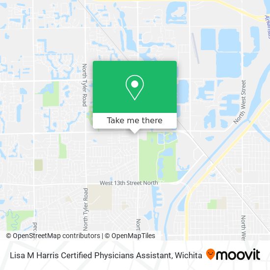 Lisa M Harris Certified Physicians Assistant map